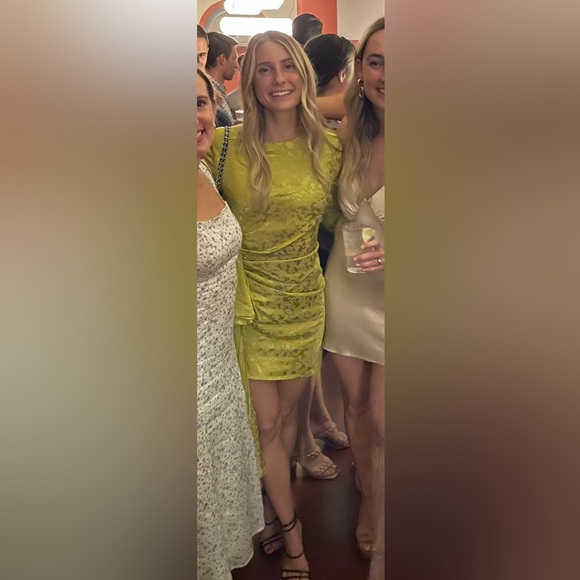 Lovers and Friends Matilda Mini Dress in Citron Green - Picture 5 of 6